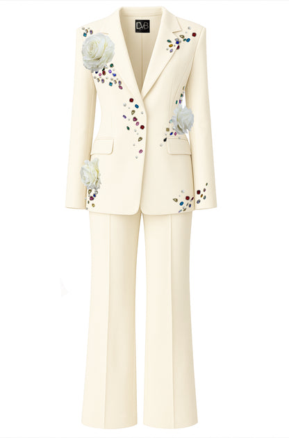 VASIRENNE BEIGE SUIT