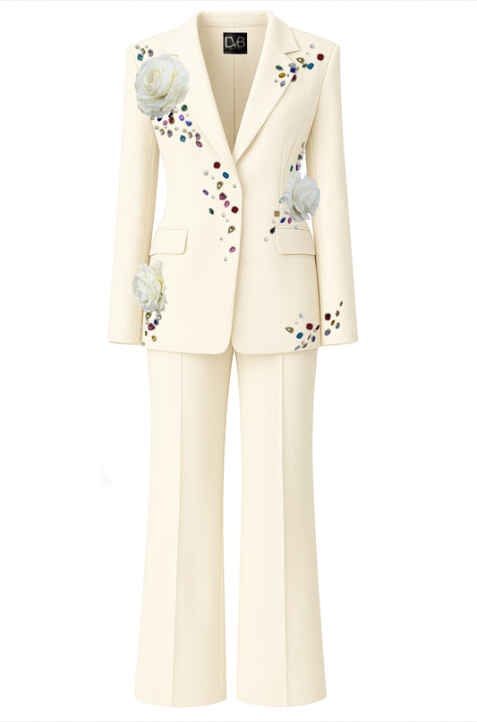 VASIRENNE BEIGE SUIT