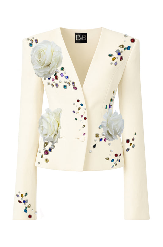 VASIRENNE BEIGE BLAZER