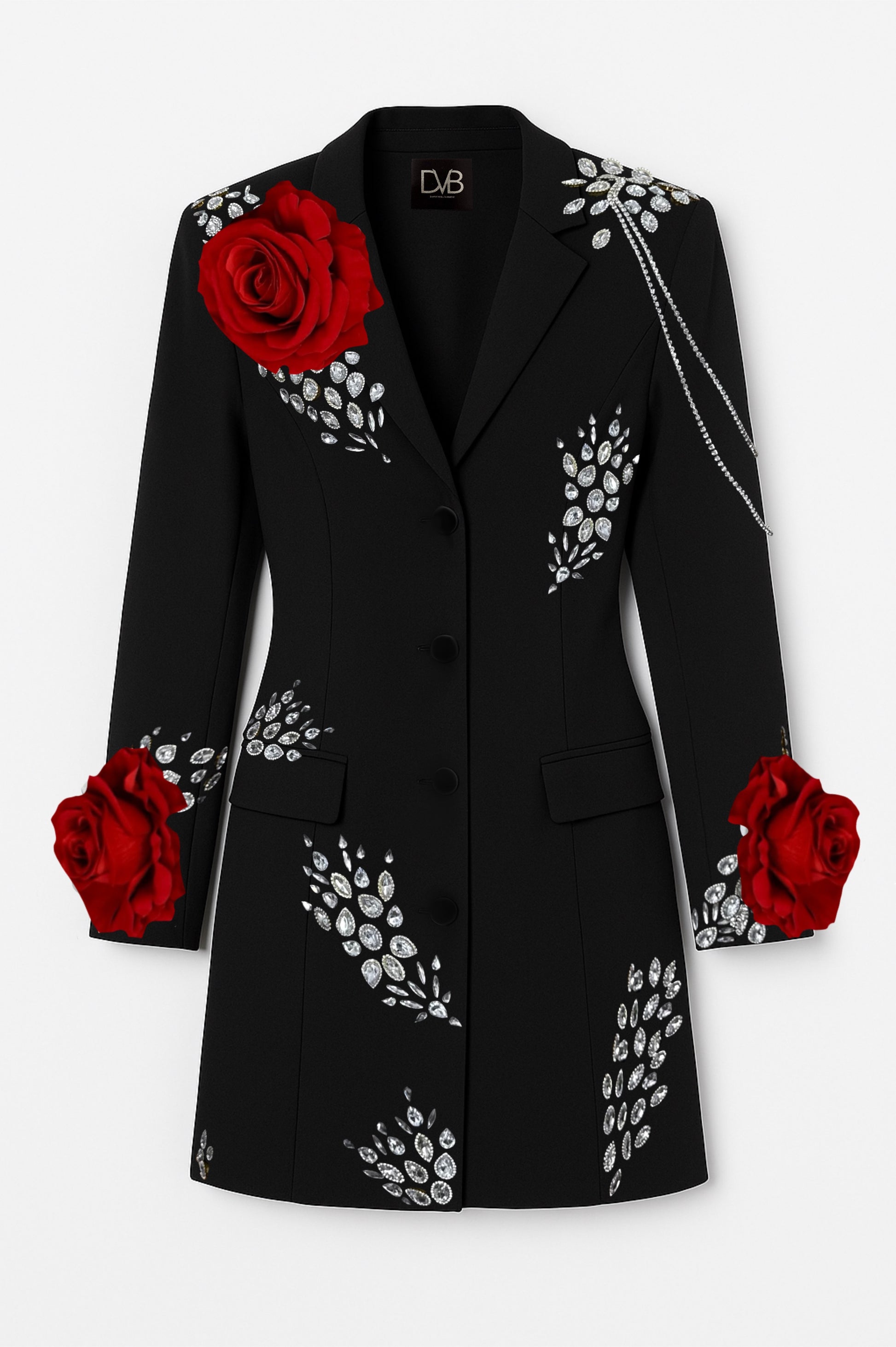 VASIRENNE SILVER ROUGE BLAZER DRESS DVB VASIRENNE SILVER ROUGE BLAZER DRESS DVB