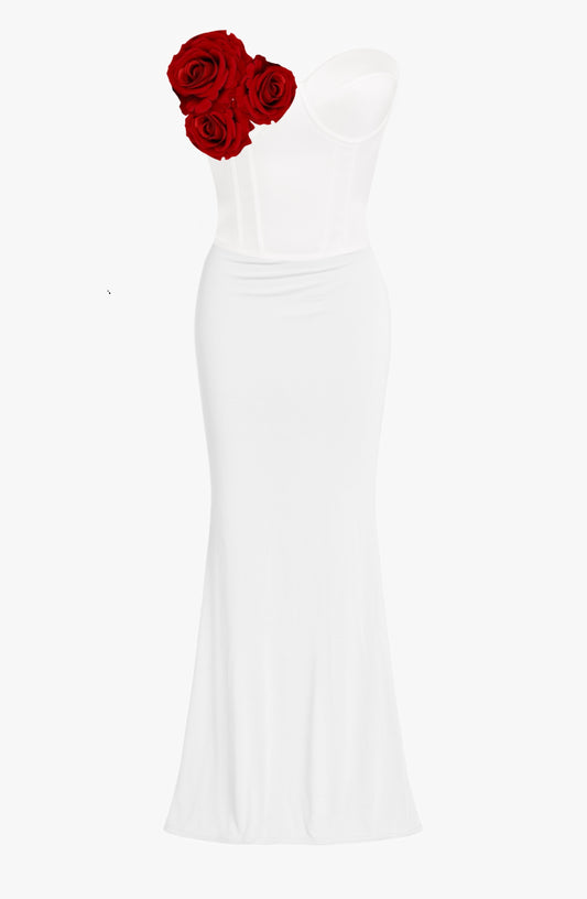 JACQUELINE TRIO CORSET SET BLANC