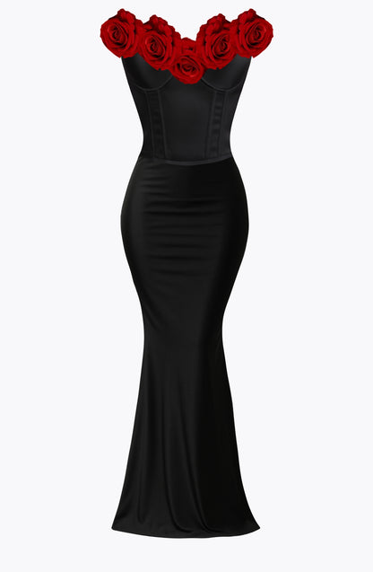 CORSET NEGRU JACQUELINE ATENIS