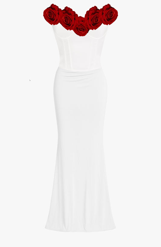 JACQUELINE ATENIS CORSET SET BLANC