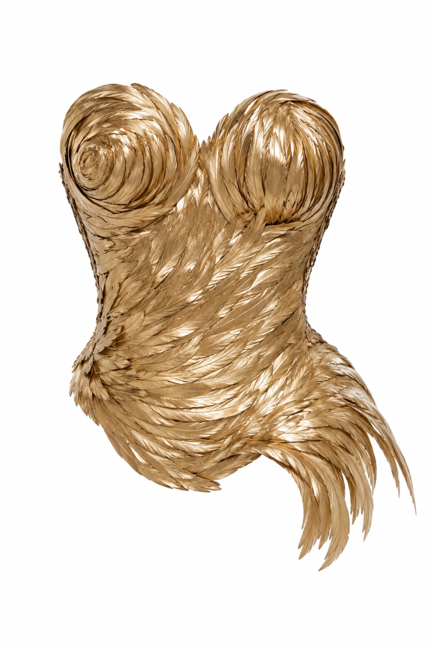 PLUMELLE GOLDEN CORSET SET