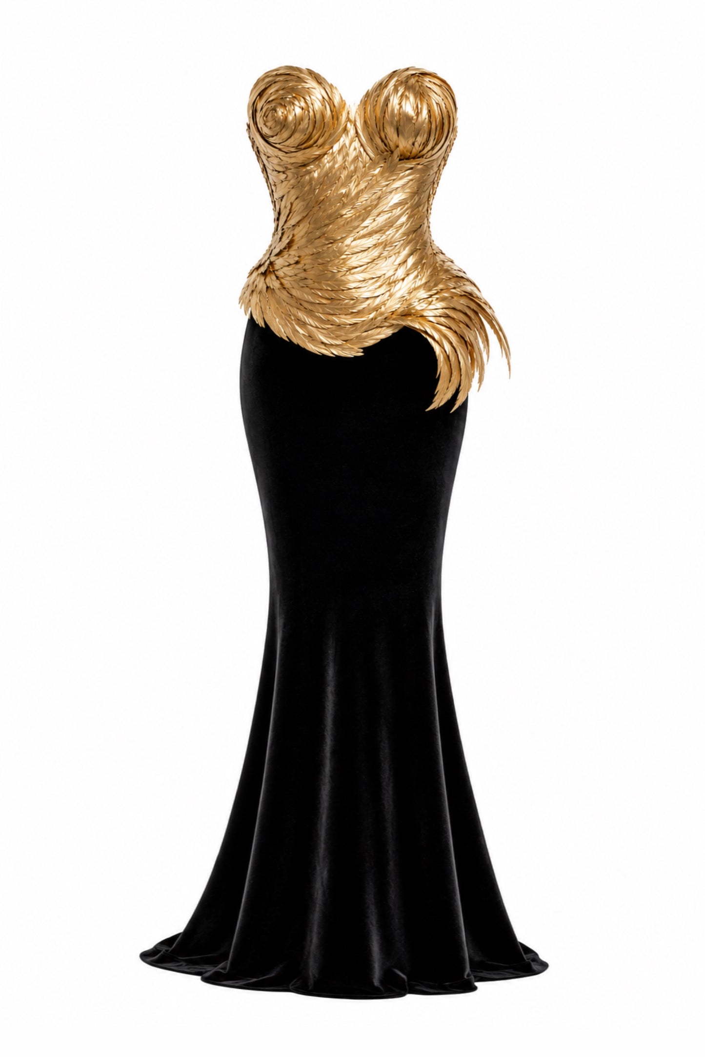 PLUMELLE GOLDEN CORSET SET
