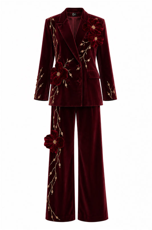 GEORGINA VELVET SUIT