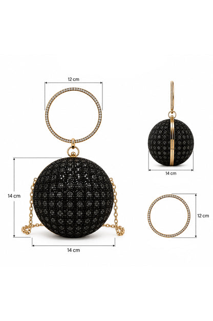 BLACK SPHERE BAG