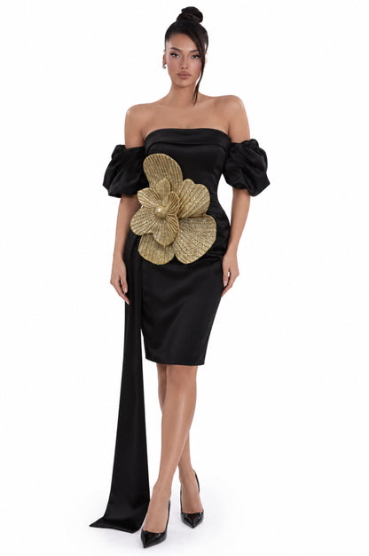 MORGANA THEEA GOLD DRESS