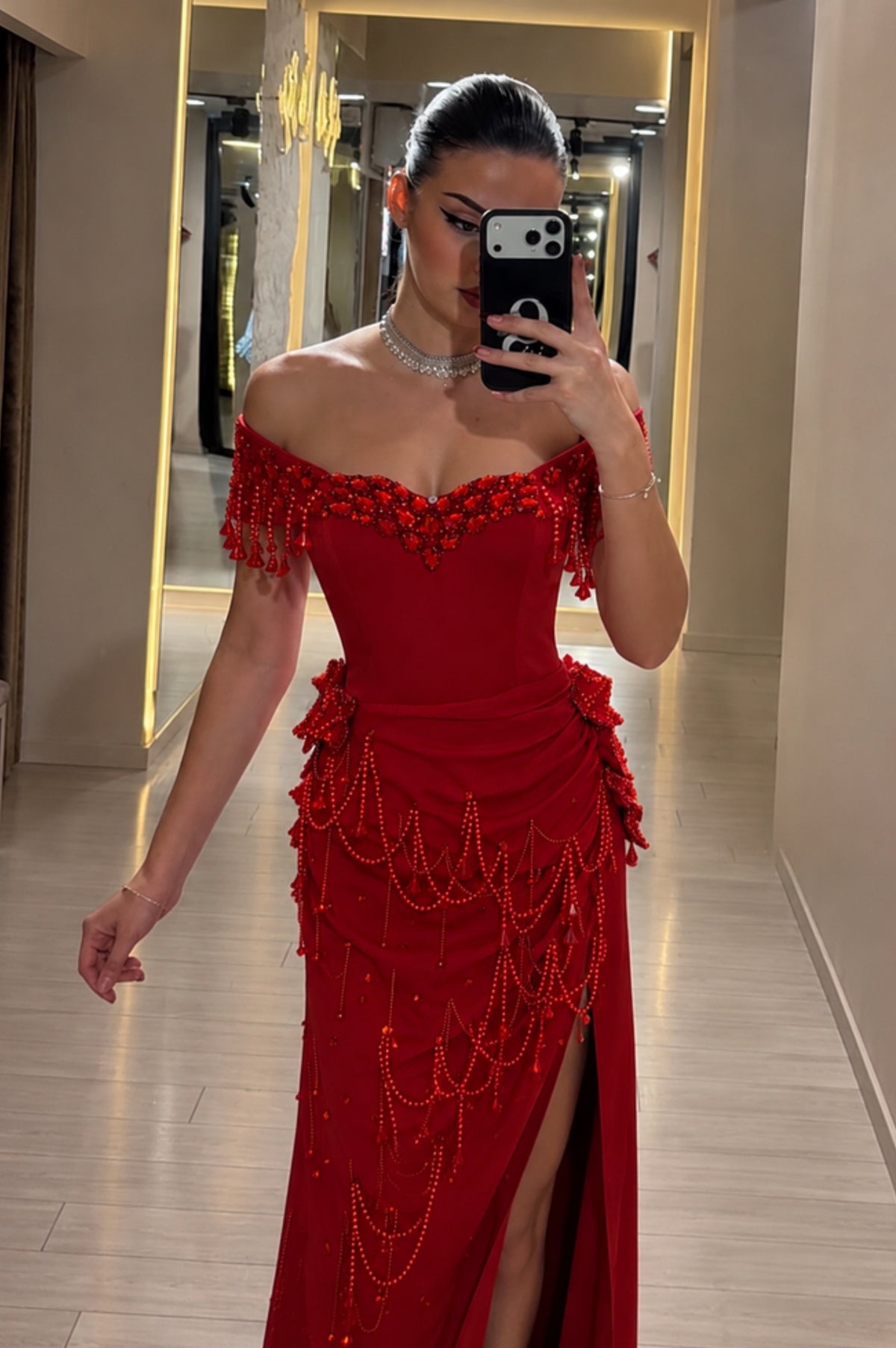 RAVENNA ROUGE DRESS