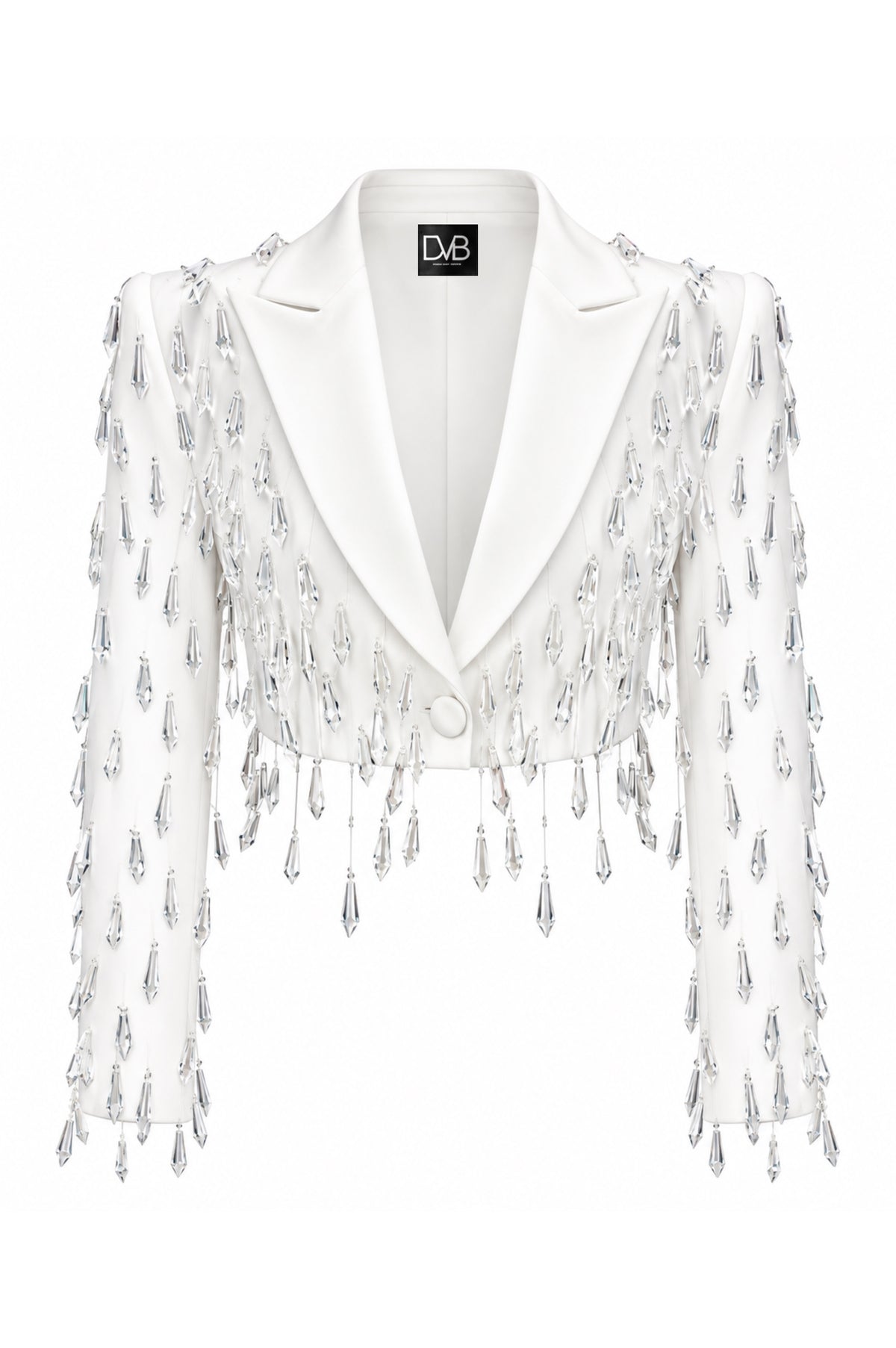MATILDE BLANC DIAMOND SCURT BLAZER