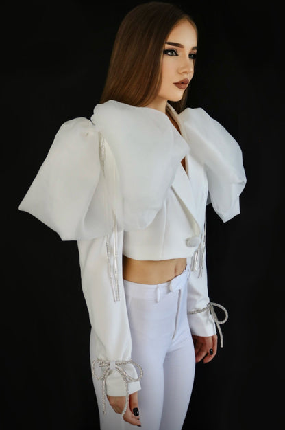 CHARLOTTE BOW SHORT BLAZER