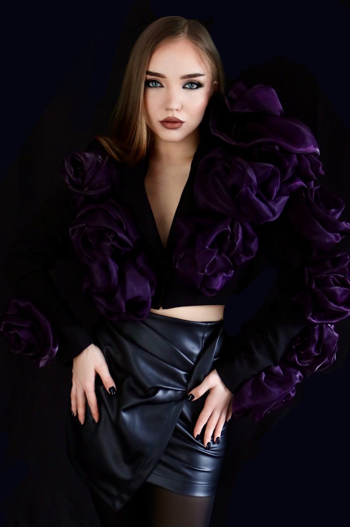 BLAZER SCURT KATE PETALS BLOOM