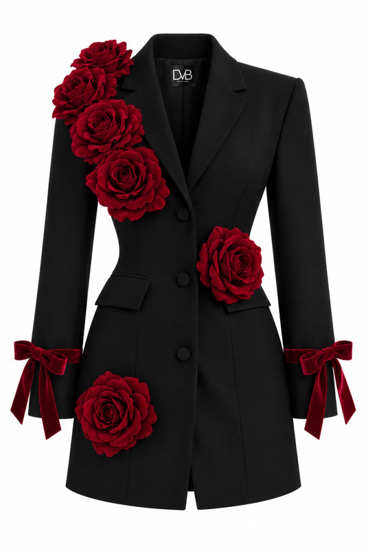 JACQUELINE BLAZER DRESS BLOOM