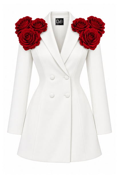 JACQUELINE BLANC BLAZER DRESS SEPTET