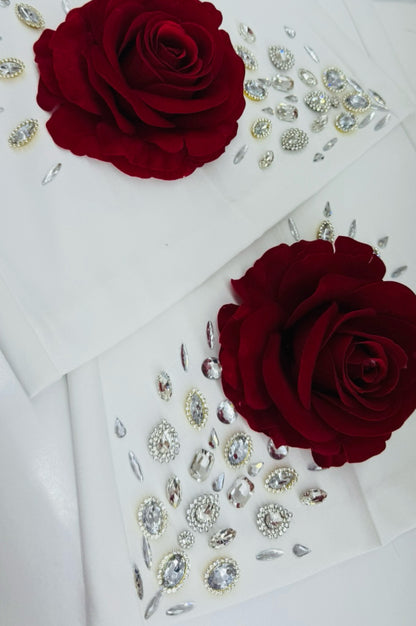 VASIRENNE SILVER ROUGE SUIT